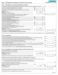 Form T3-RCA Retirement Compensation Arrangement (Rca) Part XI.3 Tax Return - Canada, Page 3