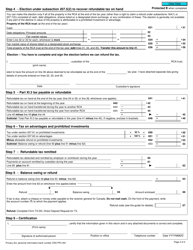 Form T3-RCA Retirement Compensation Arrangement (Rca) Part XI.3 Tax Return - Canada, Page 4