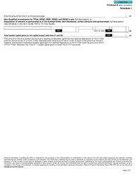 Form T3 Schedule 1 Dispositions of Capital Property - Canada, Page 2