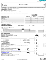 Form T3SK Saskatchewan Tax - Canada