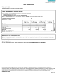 Form T3YT Yukon Tax - Canada, Page 2