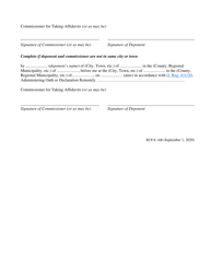 Form 16B Affidavit of Service - Ontario, Canada, Page 3