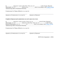Form 64A Request to Redeem - Ontario, Canada, Page 2