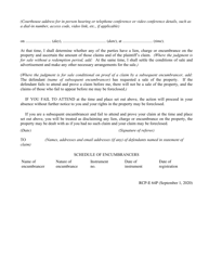 Form 64P Notice of Reference to Original Defendants - Ontario, Canada, Page 2