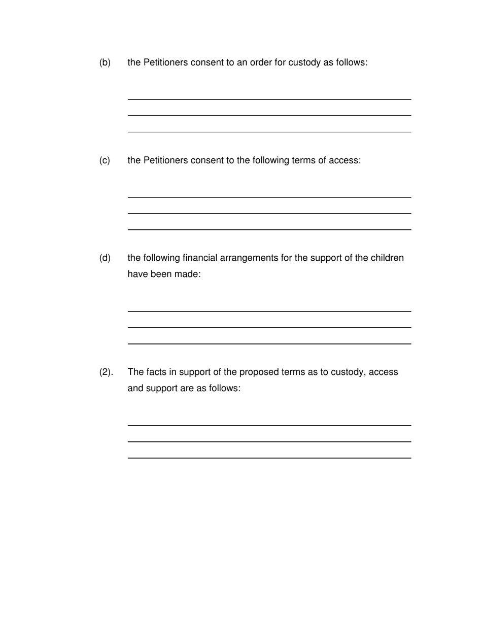 Joint Petition for Divorce - Nunavut, Canada, Page 4