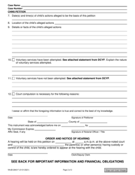 Form NHJB-2840-F Chins Petition - New Hampshire, Page 2