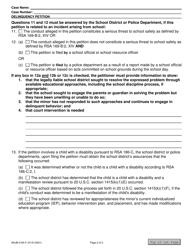 Form NHJB-2184-F Delinquency Petition - New Hampshire, Page 2