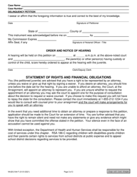 Form NHJB-2184-F Delinquency Petition - New Hampshire, Page 3