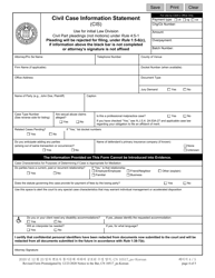 Form 10517 Civil Case Information Statement (Cis) - New Jersey (English/Korean), Page 4