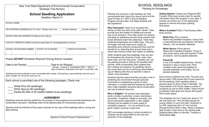 School Seedling Application - New York