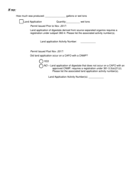 Anaerobic Digester Permitted Facility Annual Report - New York, Page 9