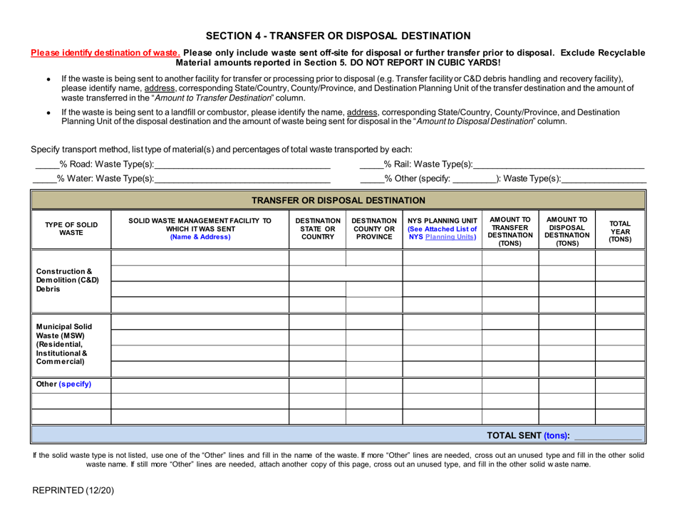 Registered Transfer Facility Annual Report - New York, Page 4
