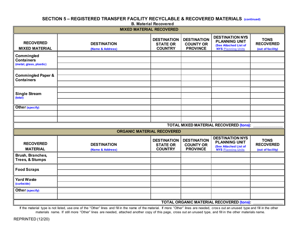 Registered Transfer Facility Annual Report - New York, Page 9