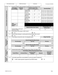 DEC Form NY-2A (NY-2A SPDES) Application for Spdes Permit to Discharge Wastewater New and Existing Publicly Owned Treatment Work - New York, Page 14