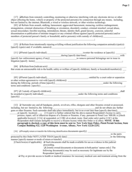 Form GF-5 Temporary Order of Protection - New York, Page 2