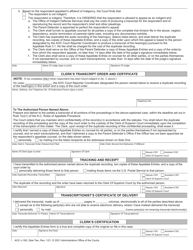 Form AOC-J-160 Appellate Entries in Abuse, Neglect, Dependency, or Termination of Parental Rights Proceeding - North Carolina, Page 2