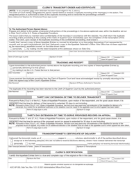 Form AOC-SP-350 &quot;Appellate Entries Involuntary Commitment&quot; - North Carolina, Page 2
