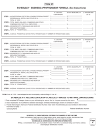 Form 27 Rita Net Profit Tax Return - Ohio, Page 4