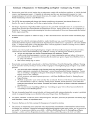 Game Bird Release Permit for Hunting Dog and Raptor Training - Oregon, Page 2