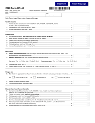 Form OR-40 (150-101-040) Oregon Individual Income Tax Return for Full-Year Residents - Oregon, Page 2