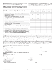 Instructions for Form OR-10, 150-101-031 Underpayment of Oregon Estimated Tax - Oregon, Page 6