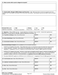 AFRL Form 4 Initial Safety Assessment, Page 2