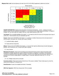 AFRL Form 12 Test Hazard Analysis (Tha), Page 4