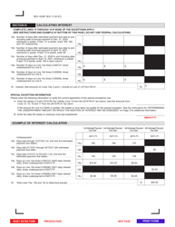 Form REV-1630F Underpayment of Estimated Tax by Fiduciaries - Pennsylvania, Page 2