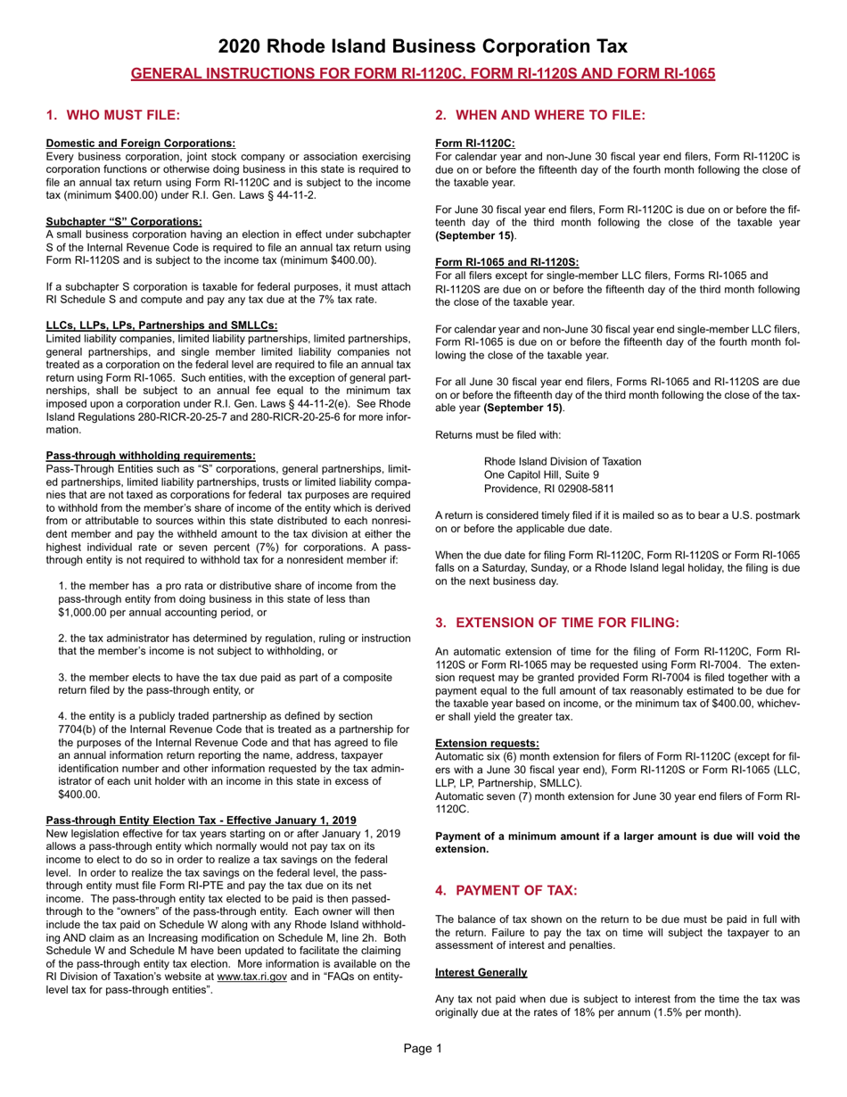 ri form 1120c instructions 2023