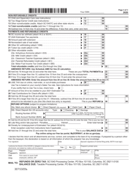 Form SC1040 Individual Income Tax Return - South Carolina, Page 3