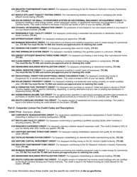 Form SC1120-TC Corporate Tax Credits - South Carolina, Page 4