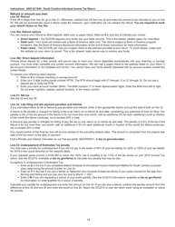 Instructions for Form SC1040 Individual Income Tax Return - South Carolina, Page 14