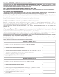 Instructions for Form SC1040 Individual Income Tax Return - South Carolina, Page 5