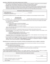 Instructions for Form SC1040 Individual Income Tax Return - South Carolina, Page 9