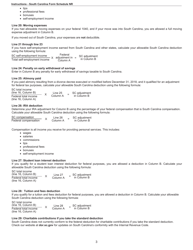 Instructions for Schedule NR Nonresident Schedule - South Carolina, Page 3