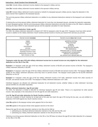 Instructions for Schedule NR Nonresident Schedule - South Carolina, Page 6