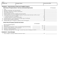 Form FAE174 (RV-R0012001) Franchise and Excise Financial Institution and Captive Real Estate Investment Trust Tax Return - Tennessee, Page 3