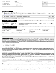 Form VL-017SOM Application for Non-driver Id - Vermont (Somali), Page 2