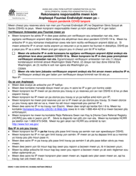 Document preview: DSHS Form 11-055 COVID Acknowledgement of My Responsibilities as the Employer of My Individual Providers - Temporary Covid Pandemic Version - Washington (Haitian Creole)