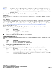 Form OP-UA65 (TCEQ-20887) Gas Well Affected Facilities - Texas, Page 2