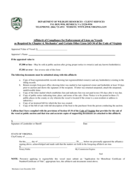 Affidavit of Compliance for Enforcement of Liens on Vessels as Required by Chapter 4, Mechanics&#039; and Certain Other Liens 43-34 of the Code of Virginia - Virginia, Page 4
