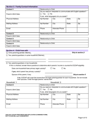 DCYF Form 05-006 Eceap Prescreen and Application (Combined Form) - Washington, Page 4