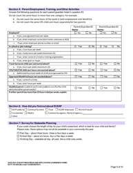 DCYF Form 05-006 Eceap Prescreen and Application (Combined Form) - Washington, Page 5