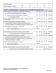 DCYF Form 05-006 Eceap Prescreen and Application (Combined Form) - Washington, Page 9