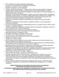 Form DOC14-039ES Substance Use Disorder Treatmant Participation Requirements - Washington (English/Spanish), Page 3