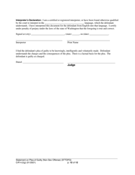 Form CRR4.2(G) NON-SEX OFFENSE Statement of Defendant on Plea of Guilty to Non-sex Offense (Felony) - Washington, Page 12