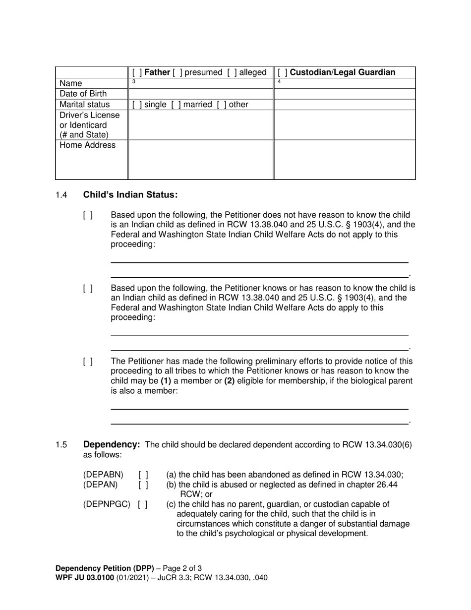 Form WPF JU03.0100 - Fill Out, Sign Online and Download Printable PDF ...