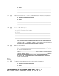 Form WPF JU03.0500 Order After Hearing: First Dependency Review /Dependency Review/Permanency Planning - Washington, Page 12