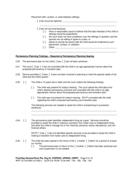 Form WPF JU03.0500 Order After Hearing: First Dependency Review /Dependency Review/Permanency Planning - Washington, Page 9