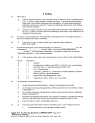 Form WPF JU03.0560 Legally Free - Order After Hearing Dependency Review/Permanency Planning - Washington, Page 2